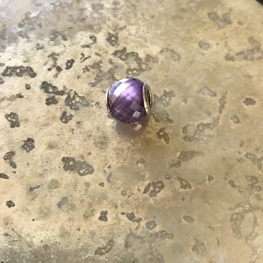 Pandora Purple Petite Facets - 100% Authentic - Picture 4 of 4